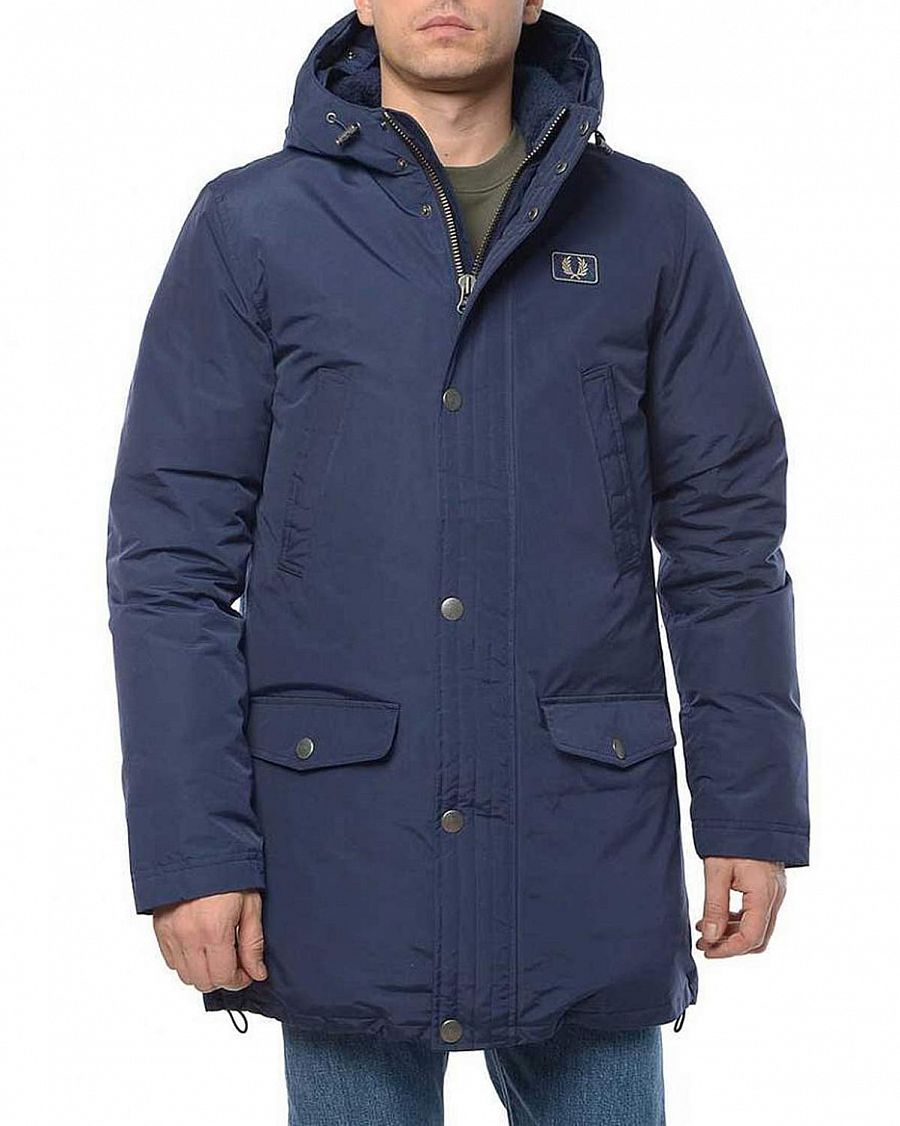 Парка пуховик мужской зимний Fred Perry SJ3079 Down Arctic Parka Carbon отзывы