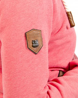 Толстовка женская с капюшоном Германия Naketano The Dark Sides Cherry Melange