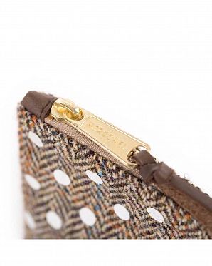 Клатч Herschel Network Smal Harris Tweed White Polka dot Клатч Herschel Network Smal Harris Tweed White Polka dot