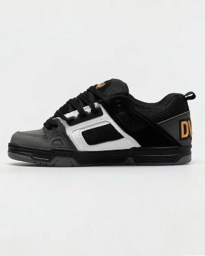 Кеды низкие мужские DVS COMANCHE Black White Charcoal Nubuk Кеды низкие мужские DVS COMANCHE Black White Charcoal Nubuk