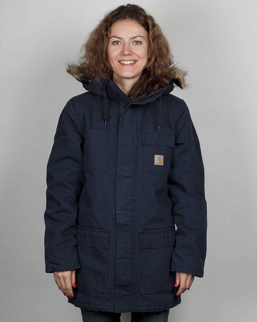 Куртка Carhartt Siberian Parka W'S Navy Rinsed отзывы