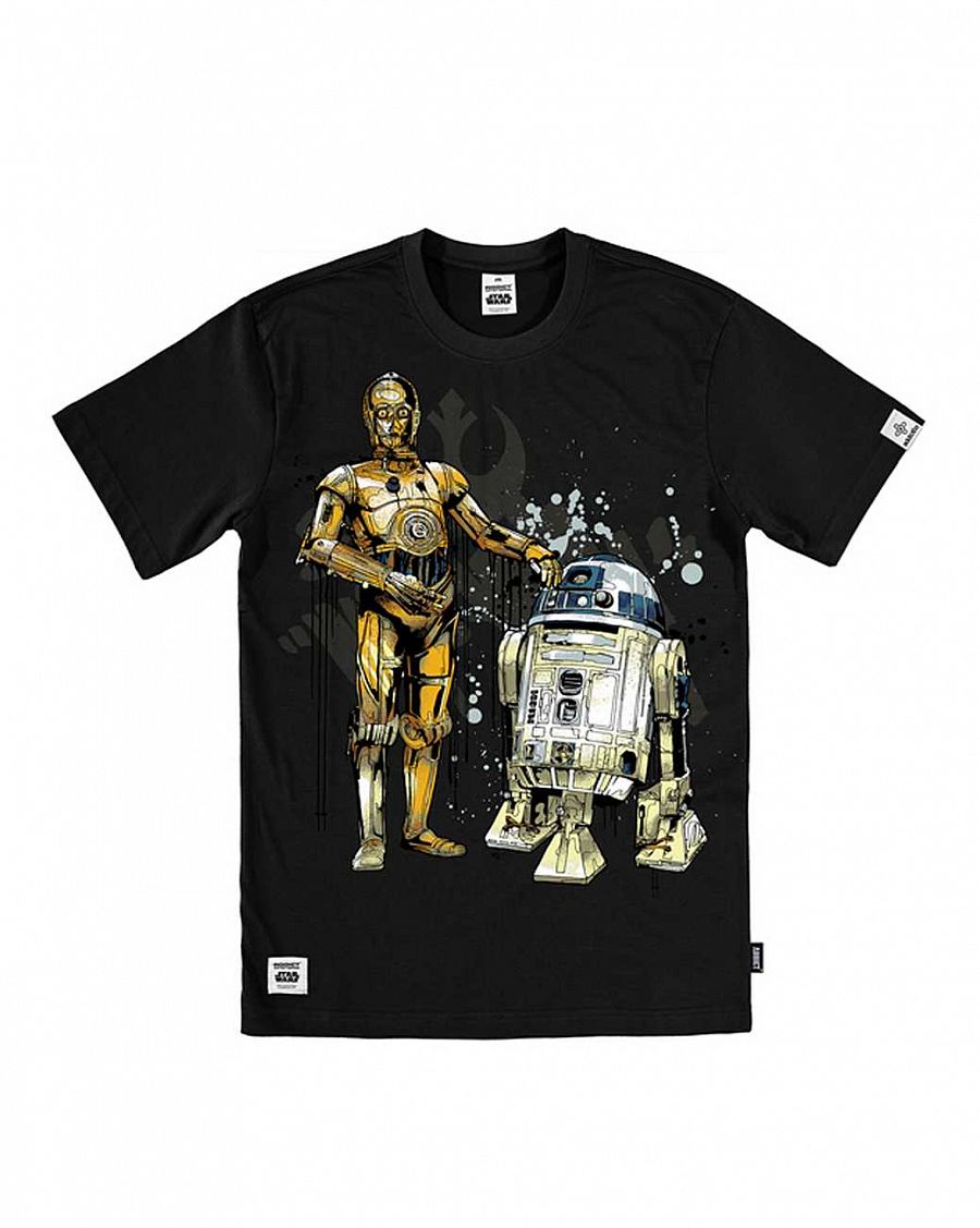 купить Футболка Addict Droids Tee Black в Москве купить Футболка Addict Droids Tee Black в Москве