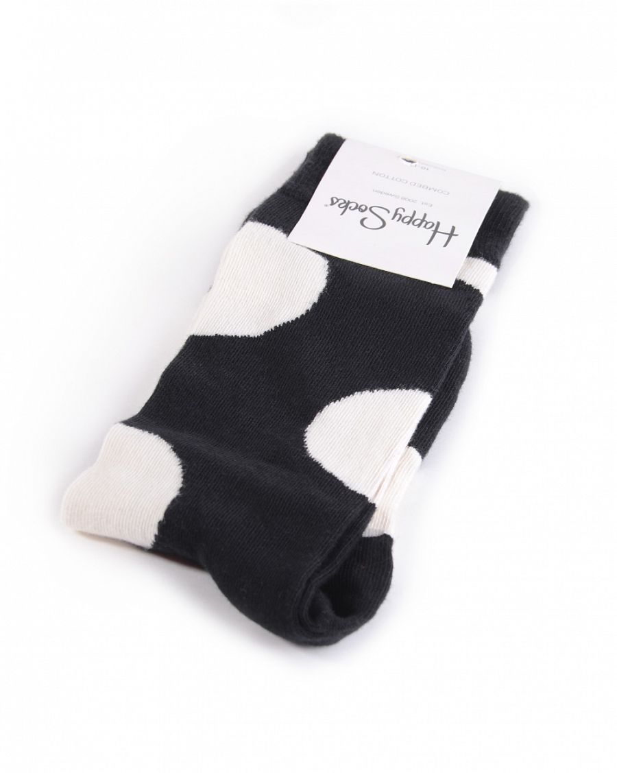 Носки мужские Happy Socks Combed Cotton Ball Big Black отзывы Носки мужские Happy Socks Combed Cotton Ball Big Black отзывы