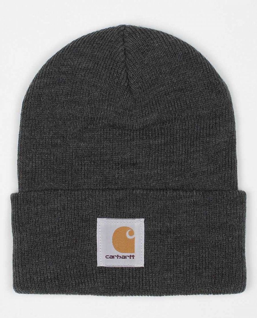 Шапка Carhartt USA Acryllic Watch Hat Dark Grey Heather отзывы Шапка Carhartt USA Acryllic Watch Hat Dark Grey Heather отзывы
