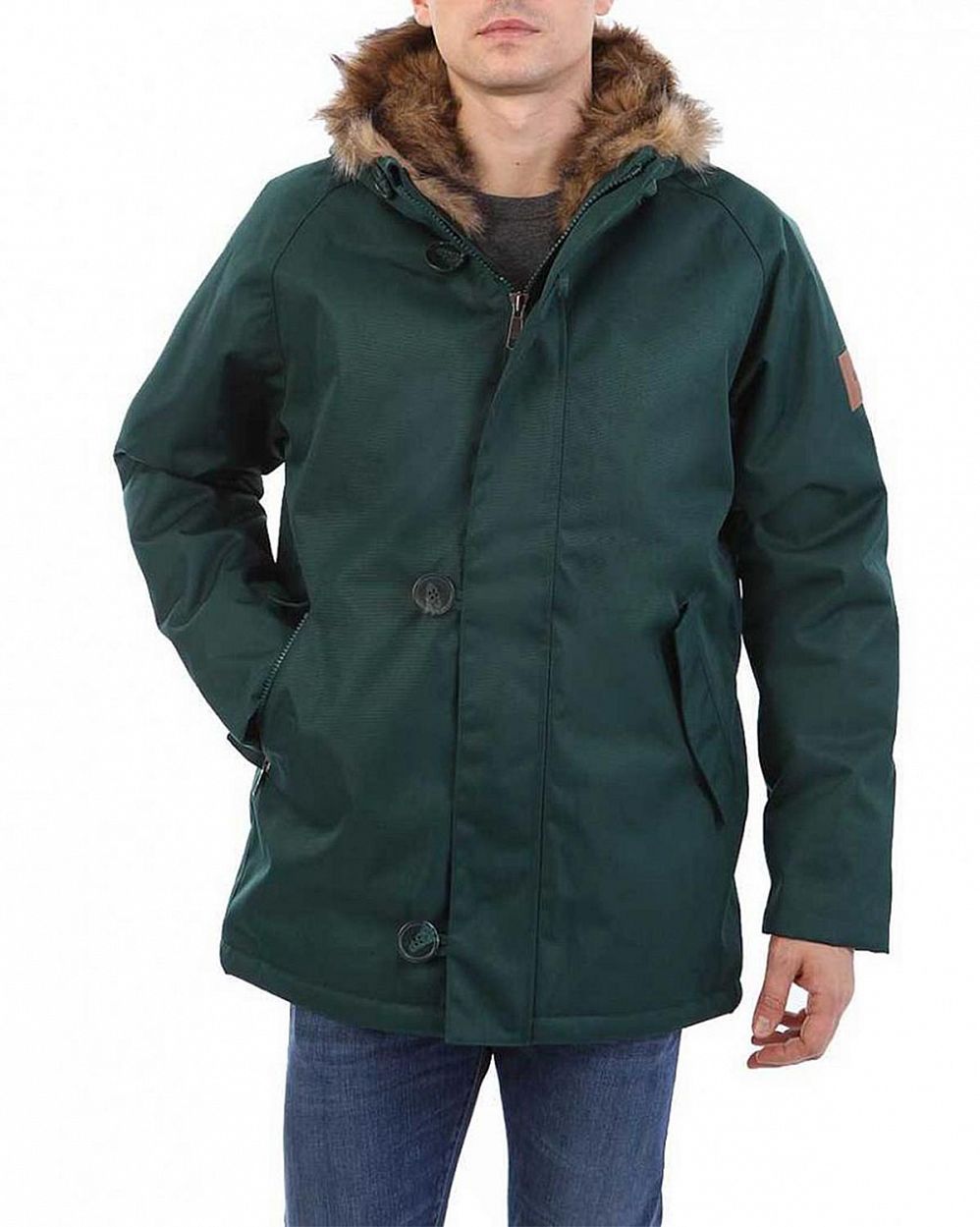 Куртка водоотталкивающая на меху Финляндия Makia Raglan Jacket Green отзывы