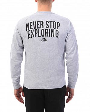 Футболка с длинным рукавом The North Face NSE T-Shirt Light Grey Футболка с длинным рукавом The North Face NSE T-Shirt Light Grey