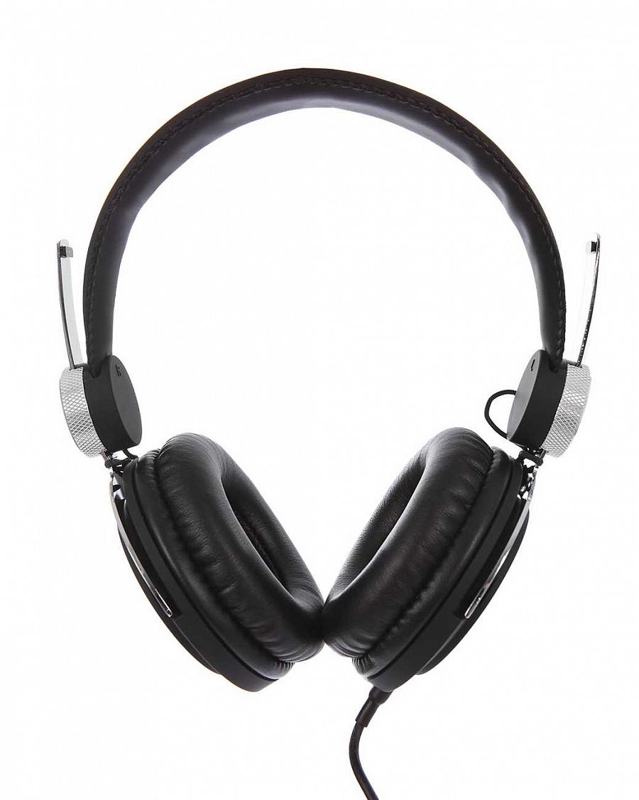 Наушники с микрофоном проводные с поворотным наушником WeSC Bass DJ Headphones Black отзывы