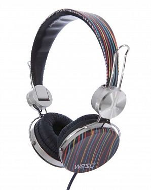 Наушники с микрофоном проводные складные WeSC Banjar On Ear Headphones Jazz Blue