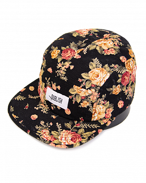 Бейсболка Publish 5 Panel Black Rose