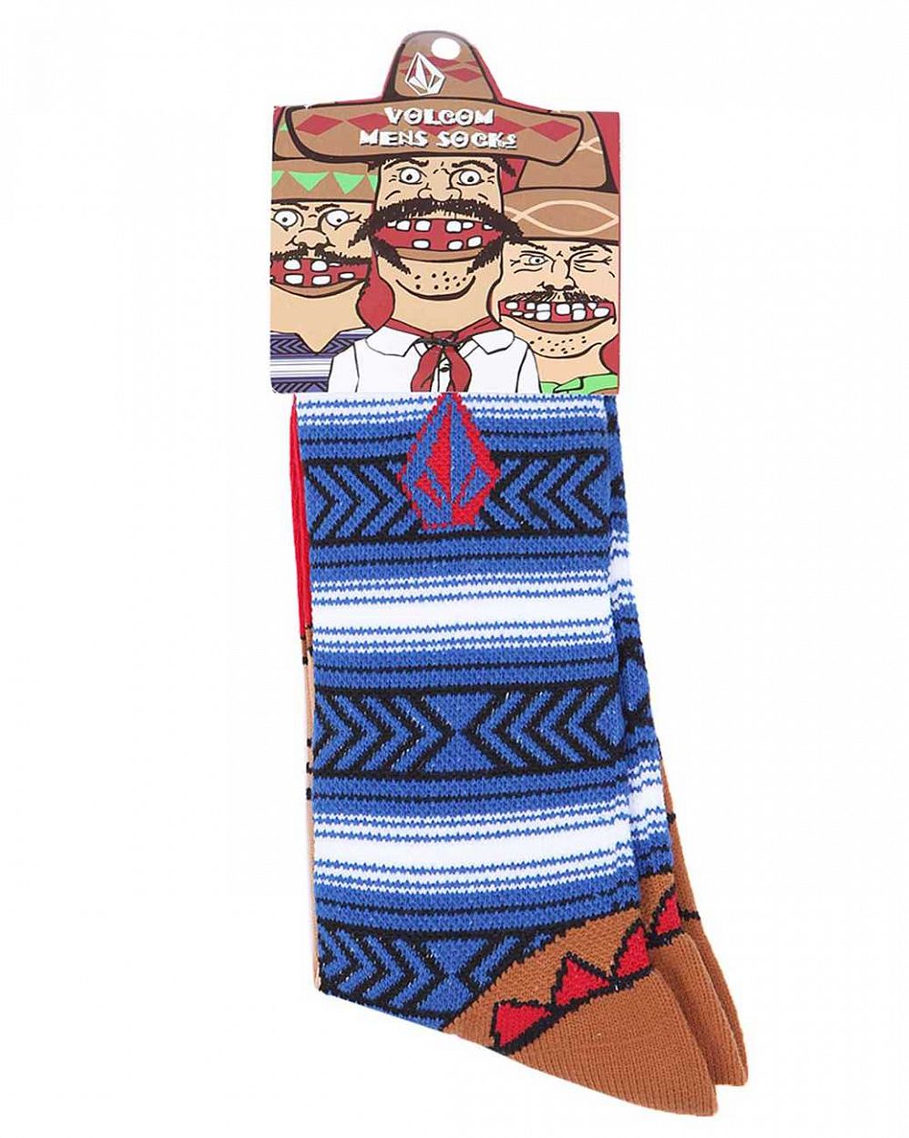 Носки мужские Volcom Bandito Sock Puppet Blue отзывы