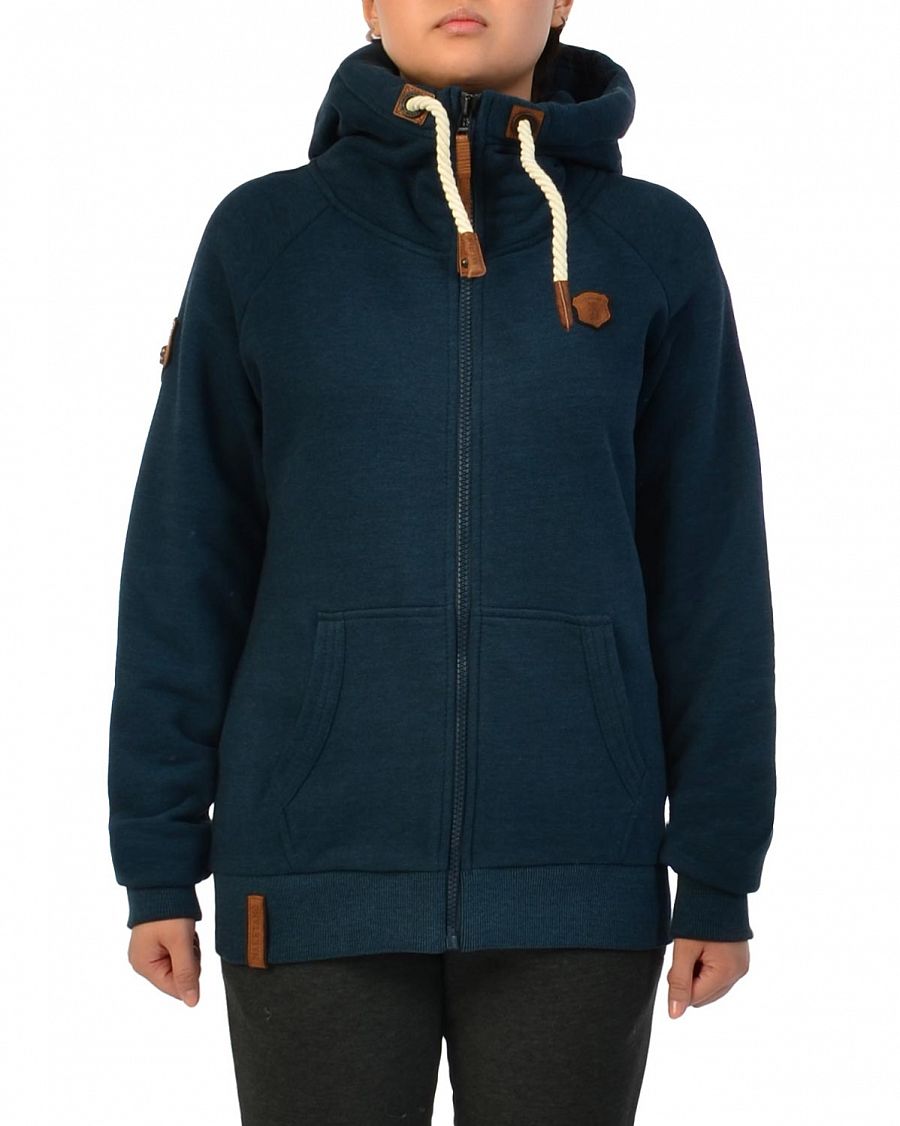 Толстовка женская на молнии с капюшоном Naketano Yale, Econome Dirty Dark Blue отзывы Толстовка женская на молнии с капюшоном Naketano Yale, Econome Dirty Dark Blue отзывы