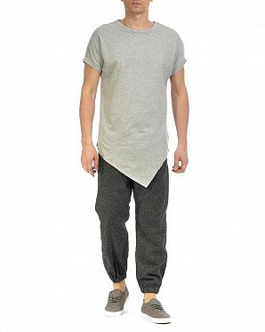 Футболка длинная Urban Classics TB1227 Grey Футболка длинная Urban Classics TB1227 Grey