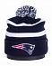 Шапка с помпоном '47 Brand NFL New England Patriots Black