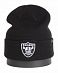 Шапка с подворотом '47 Brand NFL Las Vegas Raiders Black White