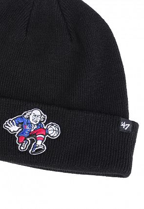Шапка с подворотом '47 Brand NBA Philadelphia 76ers Black