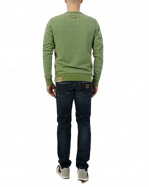 Толстовка мужская свитшот Naketano Schwanz mit Bravour Pine Green Толстовка мужская свитшот Naketano Schwanz mit Bravour Pine Green