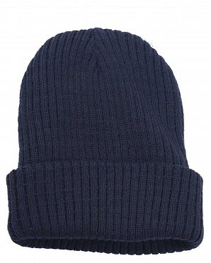 Шапка зимняя вязаная с подворотом Didriksons Mason New Navy Шапка зимняя вязаная с подворотом Didriksons Mason New Navy
