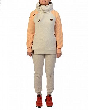 Толстовка женская с капюшоном Naketano So ein Otto IV Oma Burning Grey Толстовка женская с капюшоном Naketano So ein Otto IV Oma Burning Grey