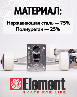 Комплект подвеска, колеса, подшипники Element Component Combo Purple