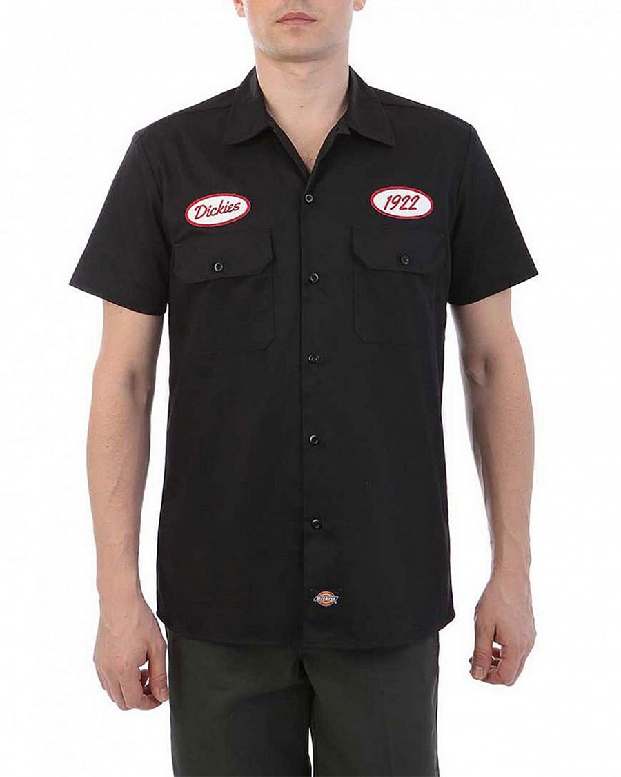 Рубашка мужская с коротким рукавом Dickies 1922 Rotonda South Black отзывы