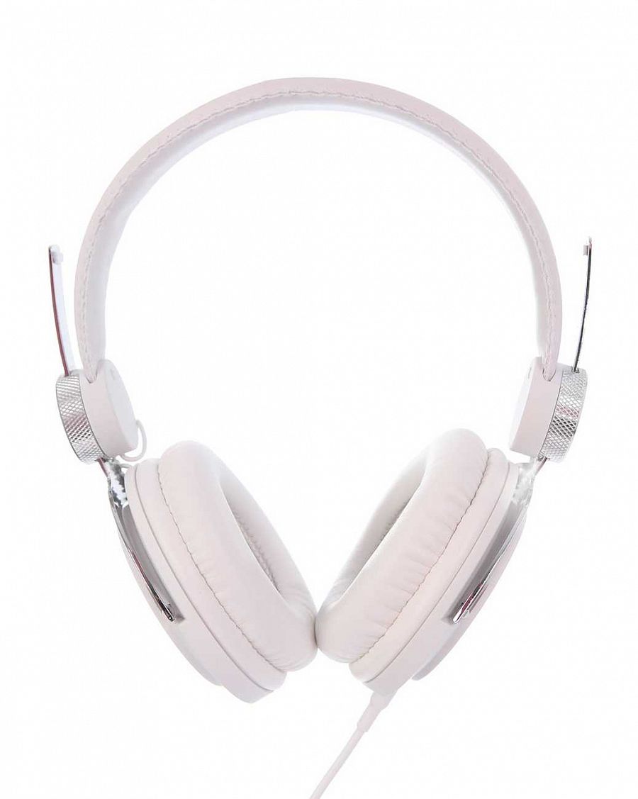 Наушники с микрофоном проводные с поворотным наушником WeSC Bass DJ Headphones White отзывы