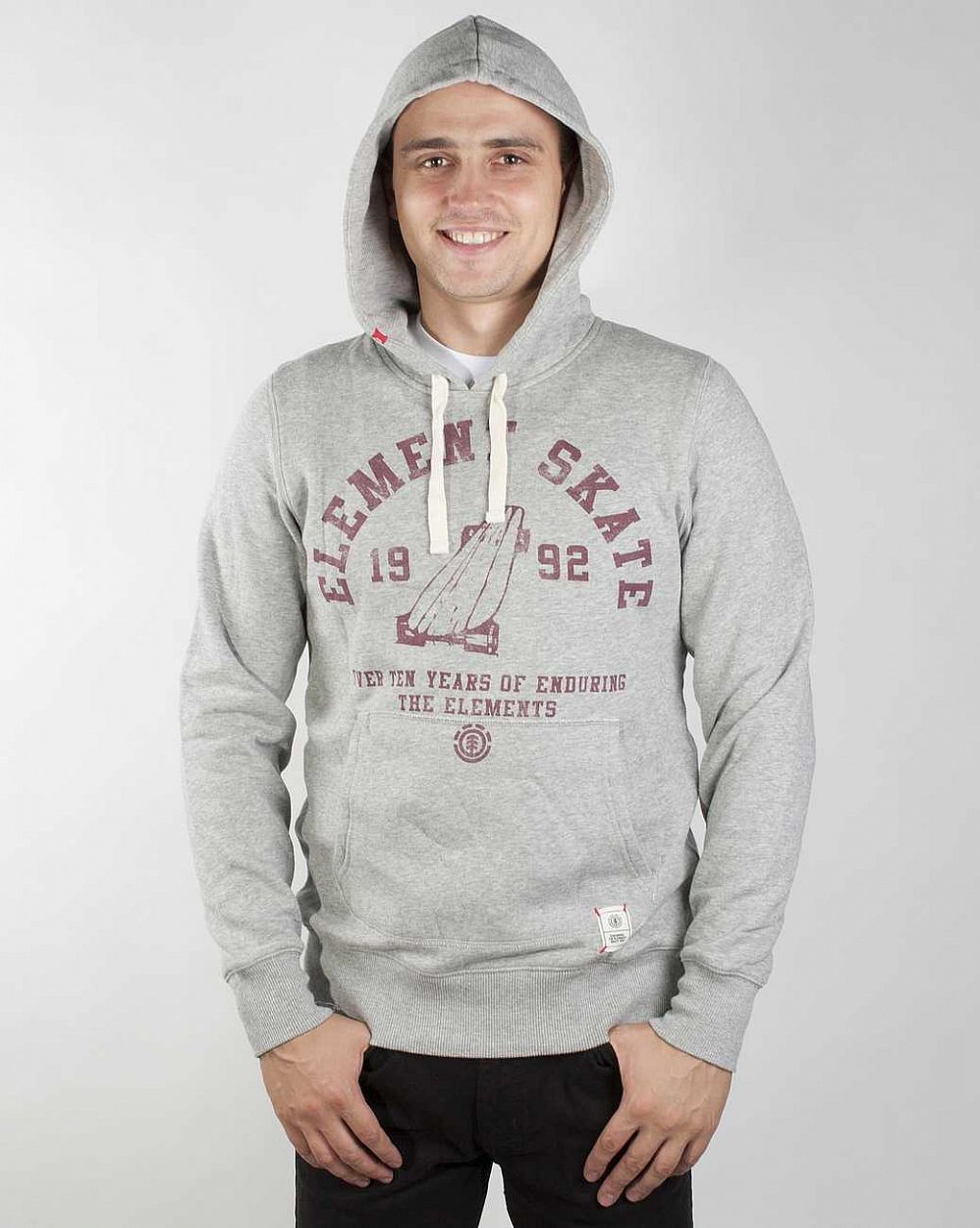 купить Толстовка Element Bradley HO Grey Heather в Москве купить Толстовка Element Bradley HO Grey Heather в Москве