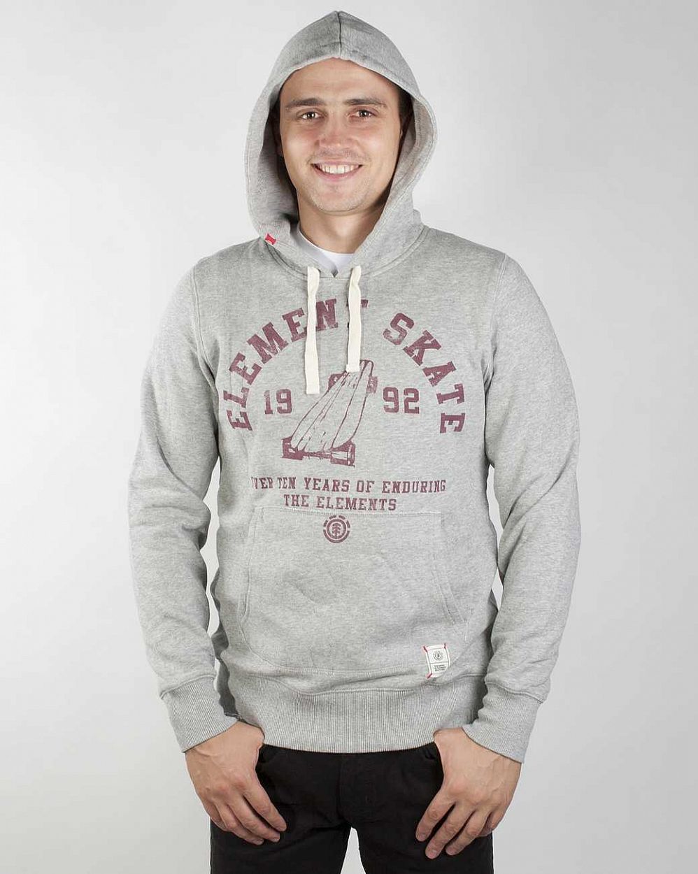 Толстовка Element Bradley HO Grey Heather отзывы