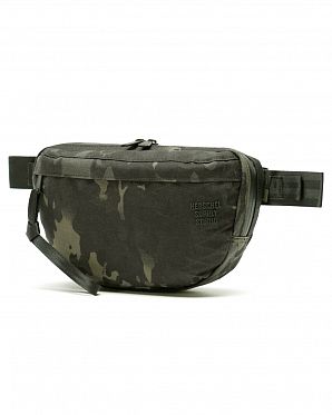 Сумка поясная водостойкая особопрочная Herschel Nineteen Cordura Multicam Black Сумка поясная водостойкая особопрочная Herschel Nineteen Cordura Multicam Black