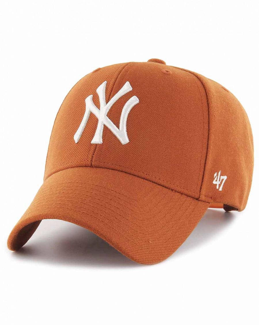 Бейсболка классическая с изогнутым козырьком '47 Brand MVP SNAPBACK New York Yankees BOF BURNT ORANG отзывы