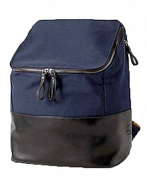 Рюкзак тканевый с кожаным дном YellowStone Hippo Bag Navy Рюкзак тканевый с кожаным дном YellowStone Hippo Bag Navy