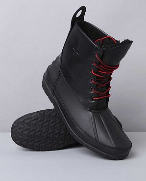 Ботинки мужские кожаные водонепроницаемые Psyberia Mudguard Black Ботинки мужские кожаные водонепроницаемые Psyberia Mudguard Black