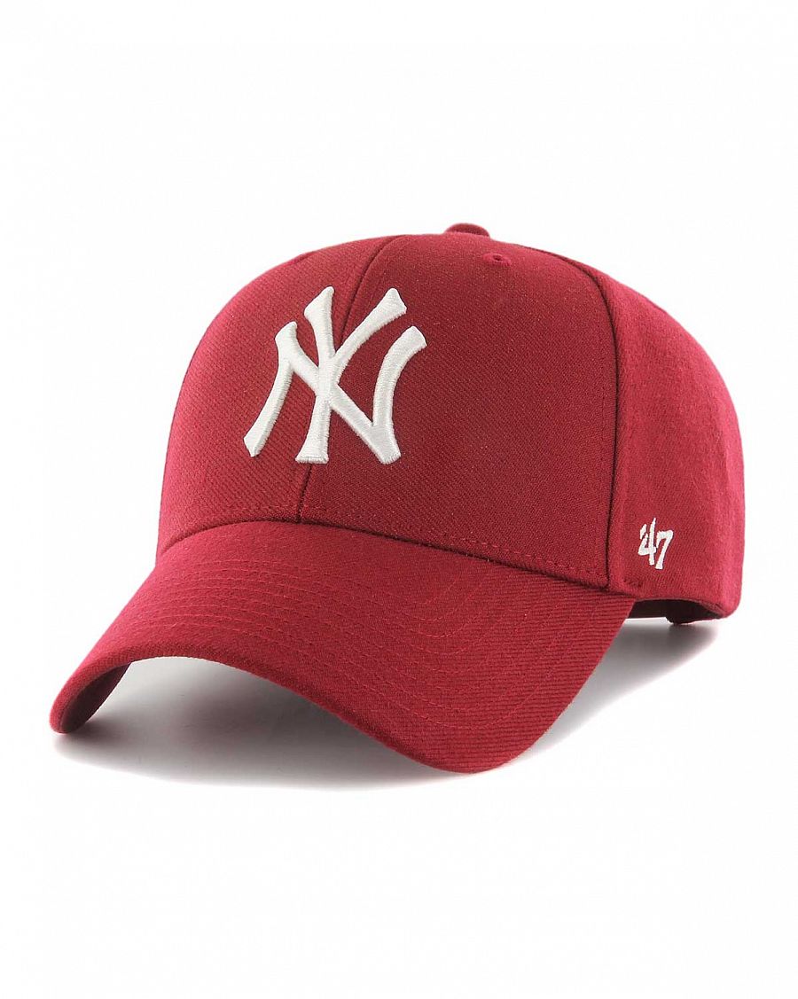 Бейсболка классическая с изогнутым козырьком '47 Brand MVP SNAPBACK New York Yankees CA Cardinal отзывы
