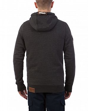 Толстовка мужская с капюшоном Naketano Supapimmel Anthracite Толстовка мужская с капюшоном Naketano Supapimmel Anthracite