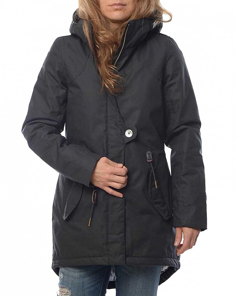 Куртка женская демисезонная водоотталкивающая Швеция Elvine Fia Dark Grey отзывы