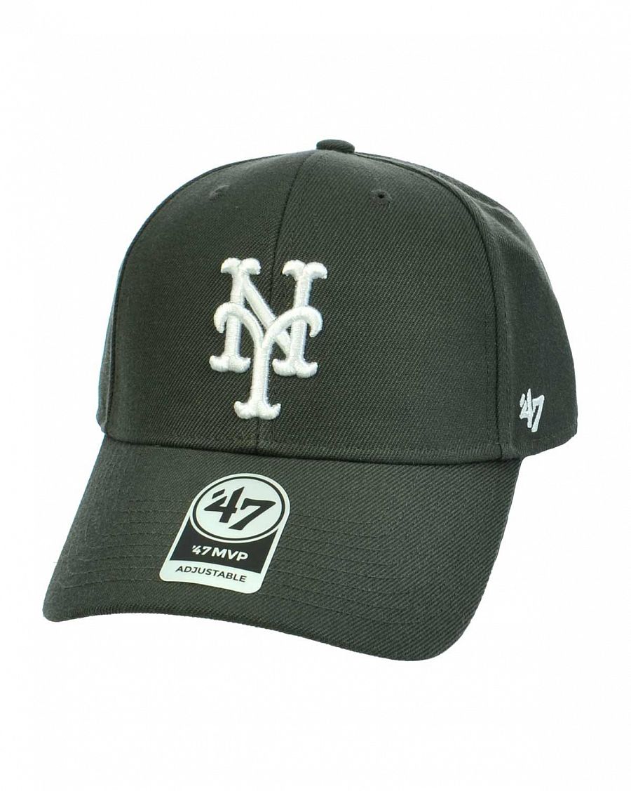 Бейсболка классическая с изогнутым козырьком '47 Brand MVP New York Mets CCA Charcoal отзывы