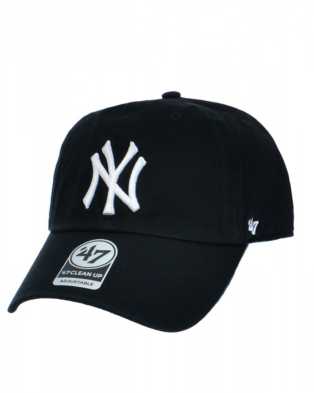 Бейсболка классическая с изогнутым козырьком '47 Brand Clean Up New York Yankees Black отзывы