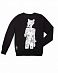 Толстовка свитшот Rum Knuckies Locals Only Black