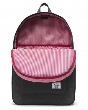 Рюкзак водоотталкивающий с карманом для 15 ноутбука Herschel Heritage Black Crosshatch Black Raven Рюкзак водоотталкивающий с карманом для 15 ноутбука Herschel Heritage Black Crosshatch Black Raven