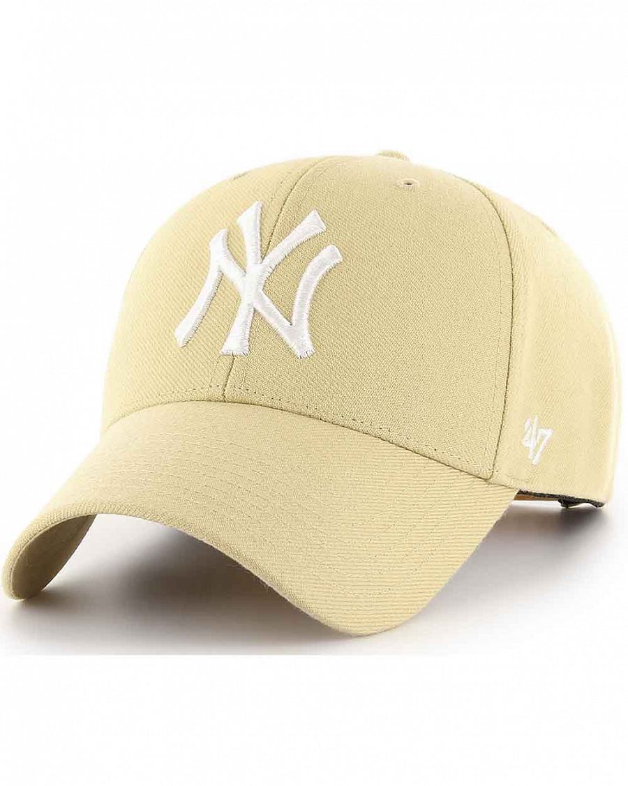 Бейсболка классическая с изогнутым козырьком '47 Brand MVP SNAPBACK New York Yankees LG Light Gold отзывы