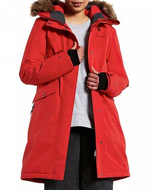 Водонепроницаемая утепленная парка женская Didriksons Erika II Red
