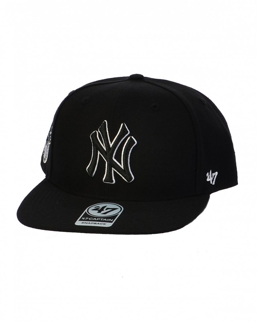 Бейсболка с прямым козырьком '47 SURE SHOT Captain Snapback New York Yankees Black отзывы Бейсболка с прямым козырьком '47 SURE SHOT Captain Snapback New York Yankees Black отзывы