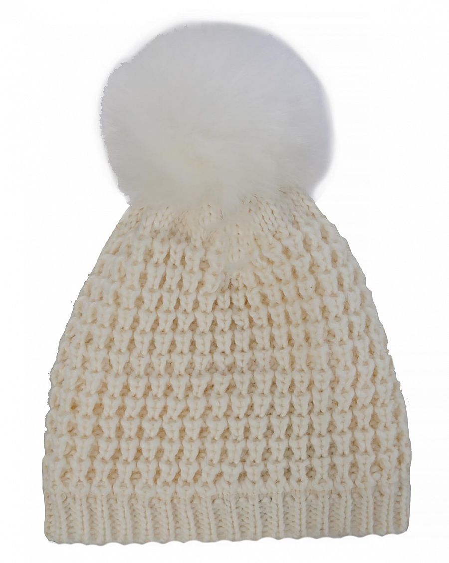 Шапка с помпоном зимняя женская Канада KyiKyi Classic Faux Fur Ivory отзывы Шапка с помпоном зимняя женская Канада KyiKyi Classic Faux Fur Ivory отзывы