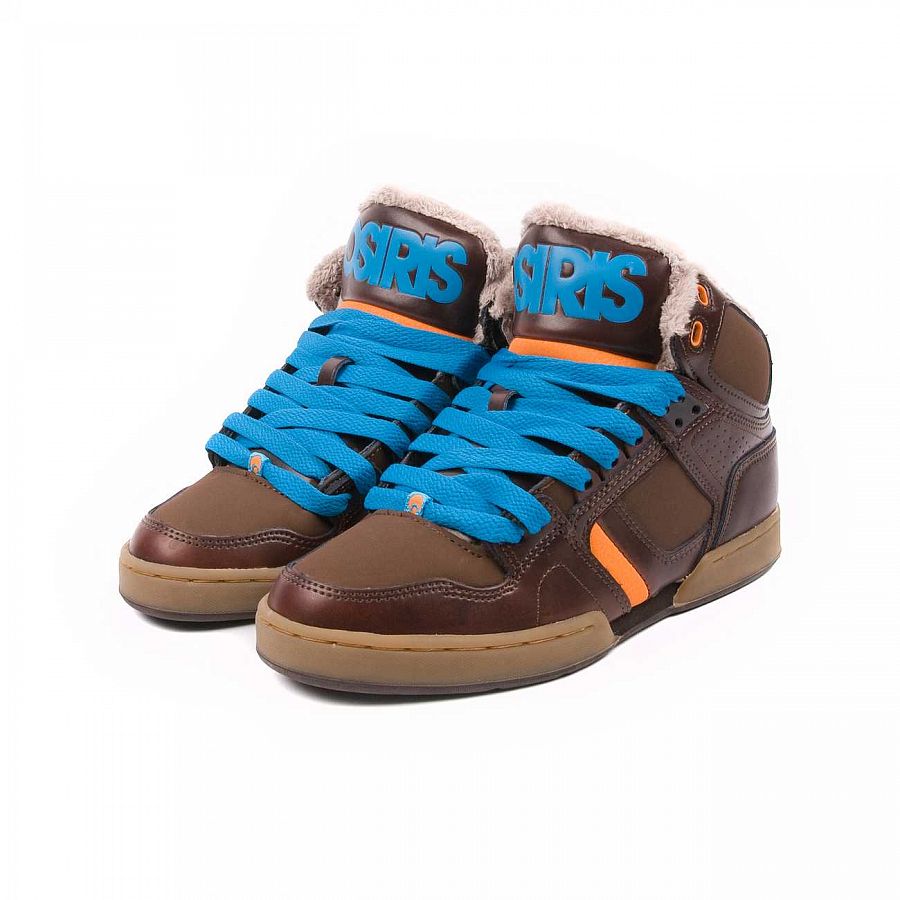 Зимние Кеды Osiris Nyc 83 Shrearling Brown/orange/blue/shrearling отзывы