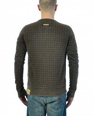 Толстовка мужская свитшот Naketano Selbstbefriedigungsjustiz Heritage Anthracite Mel Толстовка мужская свитшот Naketano Selbstbefriedigungsjustiz Heritage Anthracite Mel