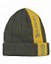 Шапка зимняя с подворотом Urban Classics A318 Beanie Green Yellow