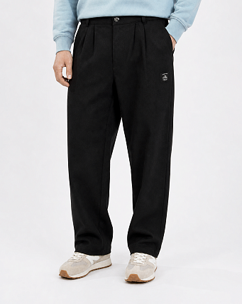 Брюки мужские широкие зимние Cool Penguin PPTL FLEECE 1909 Black