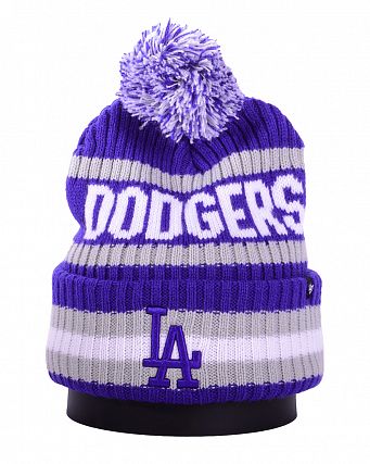 Шапка с помпоном на флисе '47 Brand Baseball Los Angeles Dodgers Blue