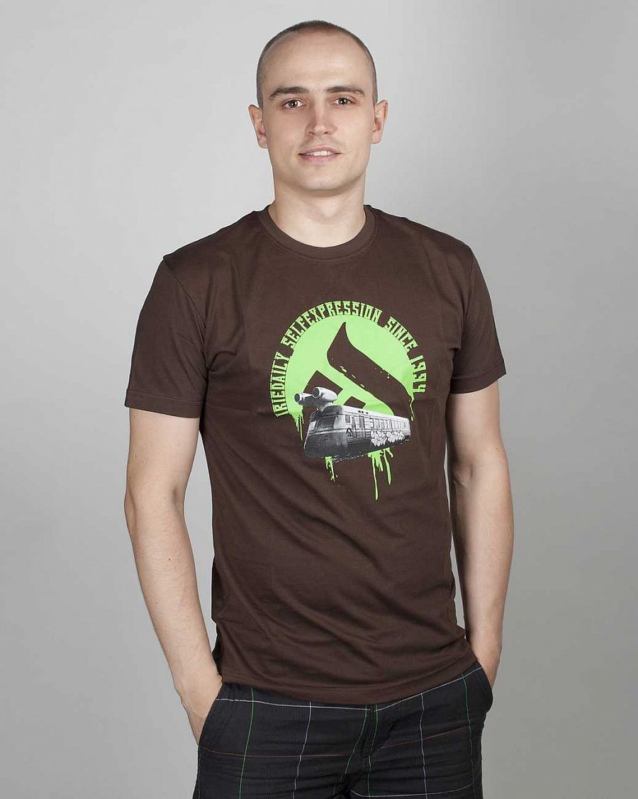 купить Футболка Iriedaily Selfexpression Tee Chocolate в Москве купить Футболка Iriedaily Selfexpression Tee Chocolate в Москве