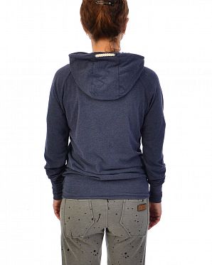 Лонгслив женский с капюшоном Naketano Mandy Dark Night Лонгслив женский с капюшоном Naketano Mandy Dark Night