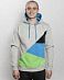 Толстовка Iriedaily Diagonal 2 Hooded Sweat Grey-mel